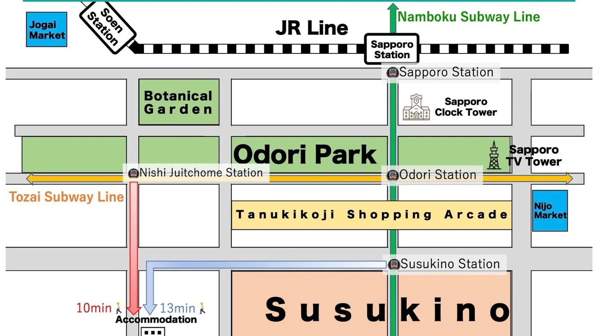 Endless Mitsui Minami 5Jo II - Vacation Stay 18393 Sapporo Apartment